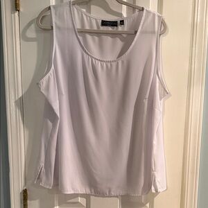 Elementz White Sleeveless Blouse